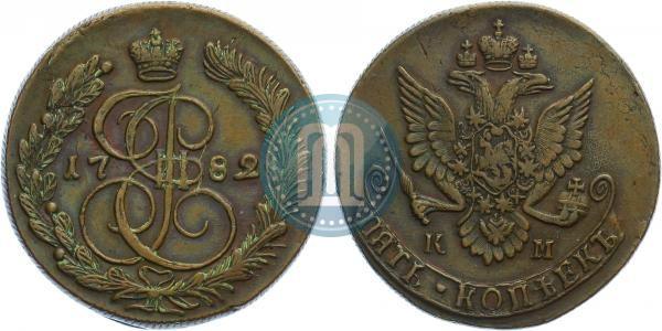 Picture 5 kopecks 1782 year КМ 
