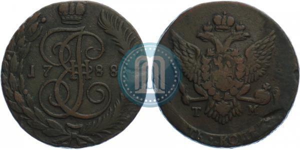 Picture 5 kopecks 1788 year ТМ 