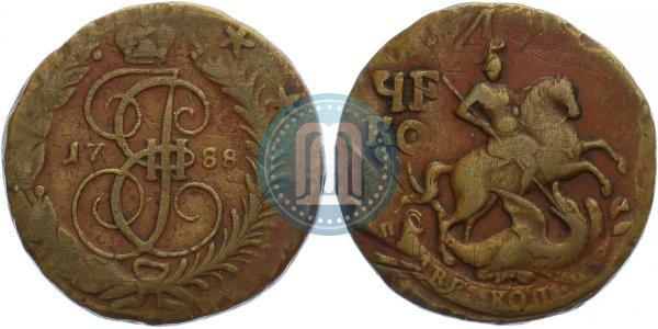 Picture 2 kopecks 1788 year СПМ 
