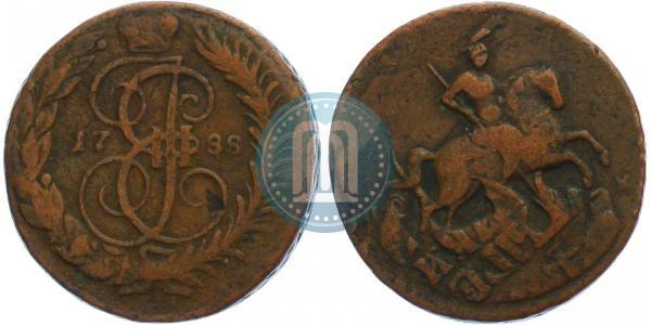 Фото 2 копейки 1788 года СПМ 