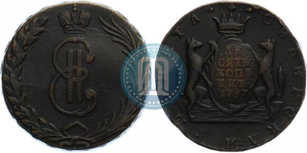 Picture 10 kopecks 1767 year  