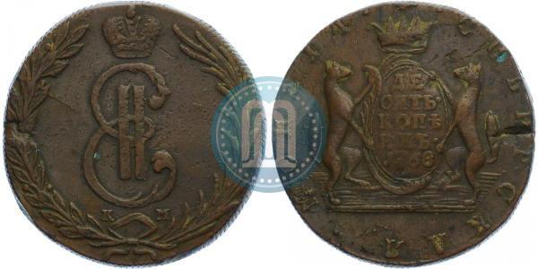 Picture 10 kopecks 1768 year КМ 