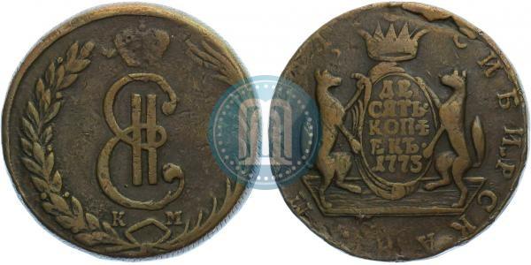 Picture 10 kopecks 1773 year КМ 