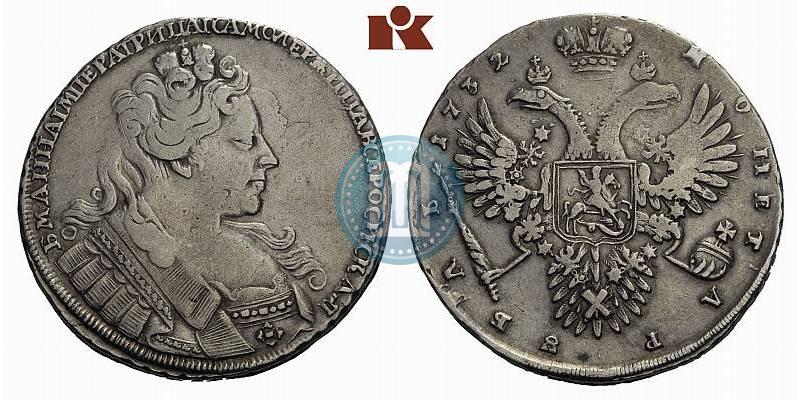 Picture 1 rouble 1732 year  