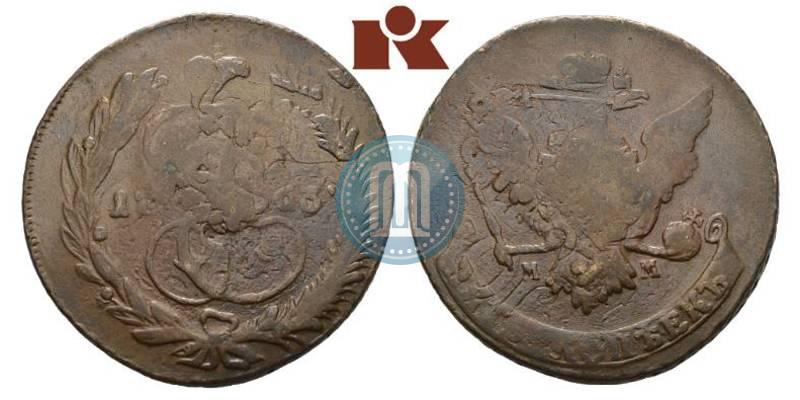 Фото 5 копеек 1763 года ММ 