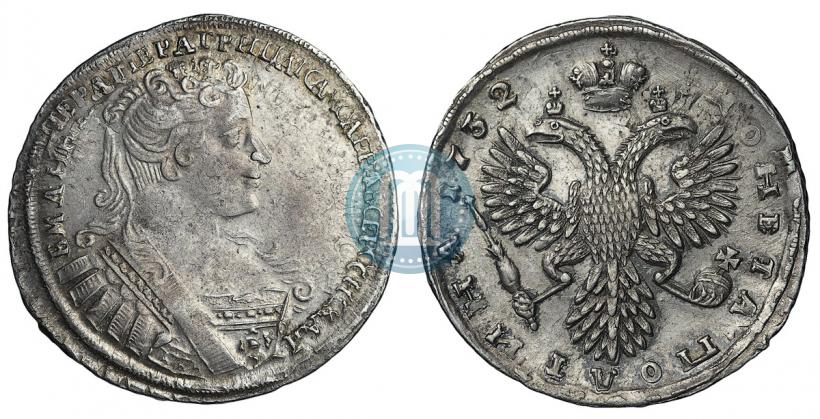 Фото Полтина 1732 года  