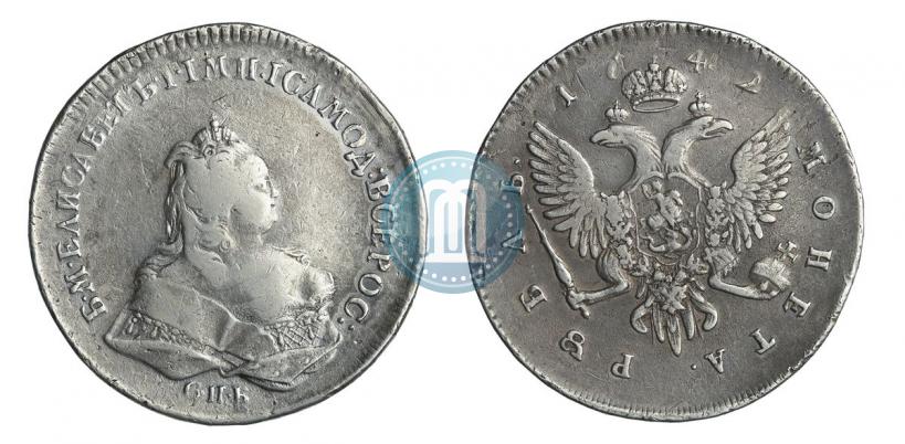 Picture 1 rouble 1742 year СПБ 