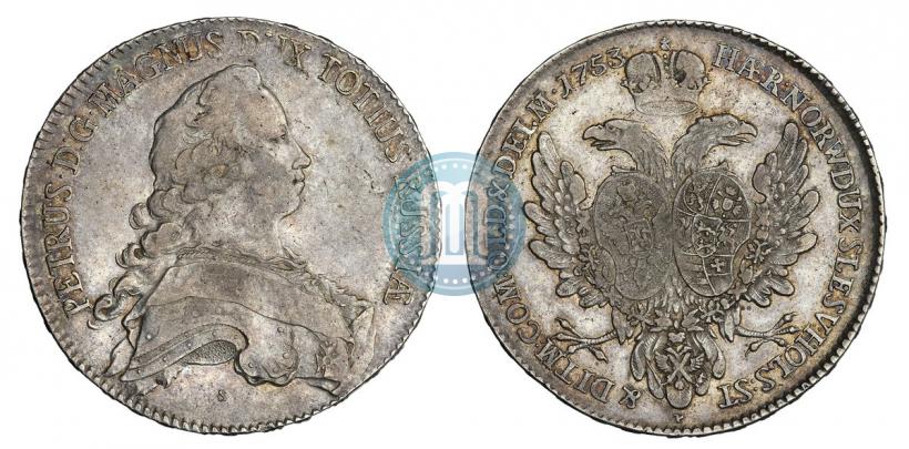 Picture Thaler 1753 year P "Albertusthaler"