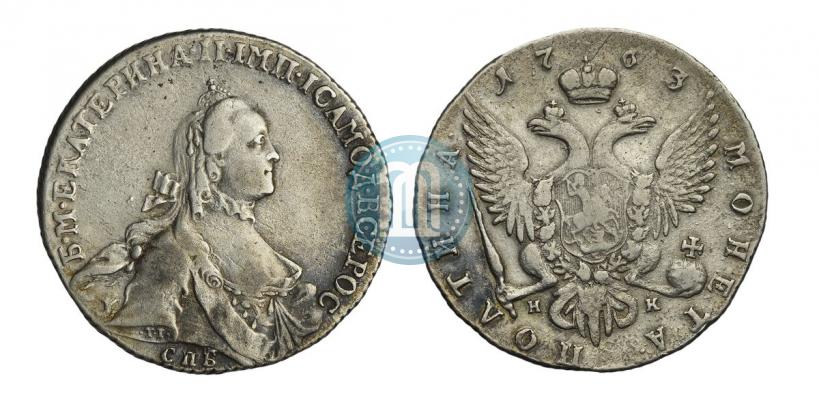 Picture Poltina 1763 year СПБ-НК 