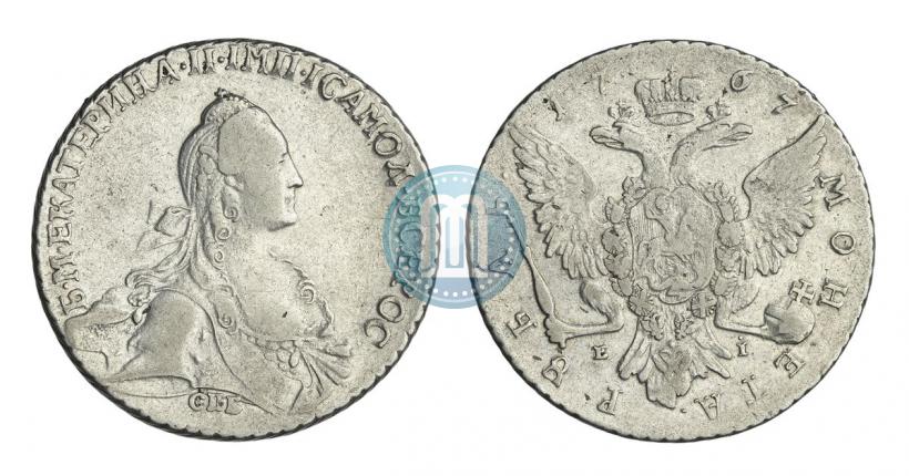 Picture 1 rouble 1767 year СПБ-EI 