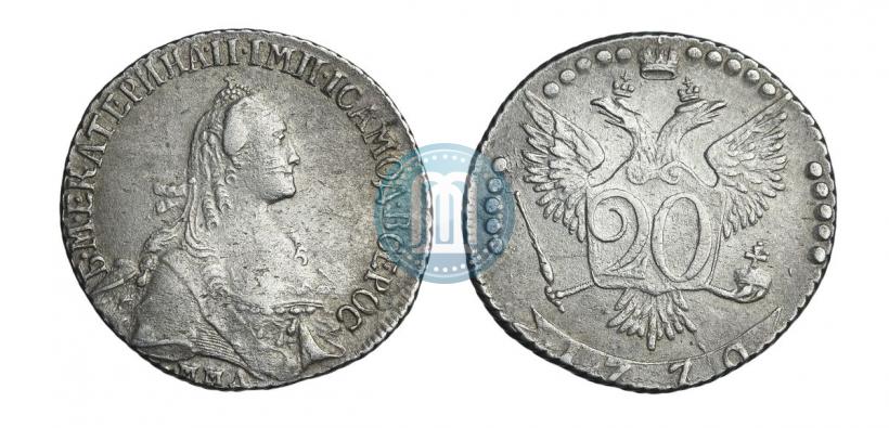 Picture 20 kopecks 1770 year ММД 