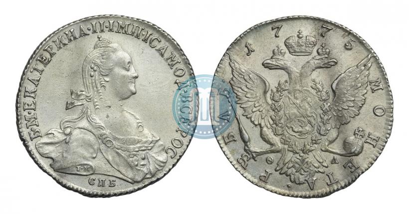 Фото 1 рубль 1775 года СПБ-ФЛ 