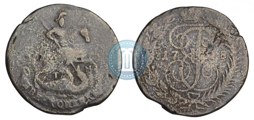 Picture 2 kopecks 1788 year ТМ 