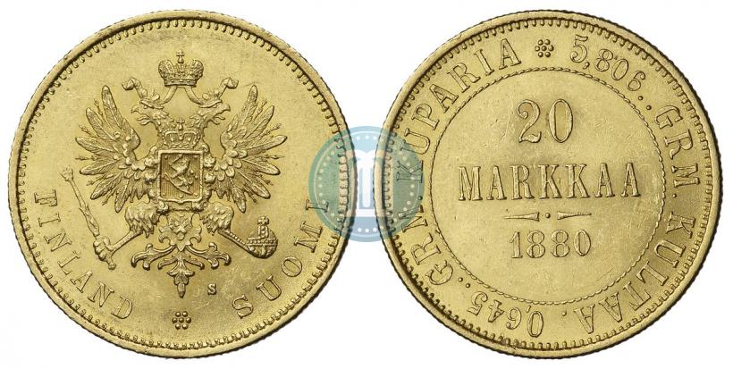 Фото 20 марок 1880 года S 
