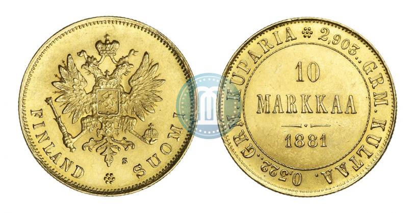 Фото 10 марок 1881 года S 