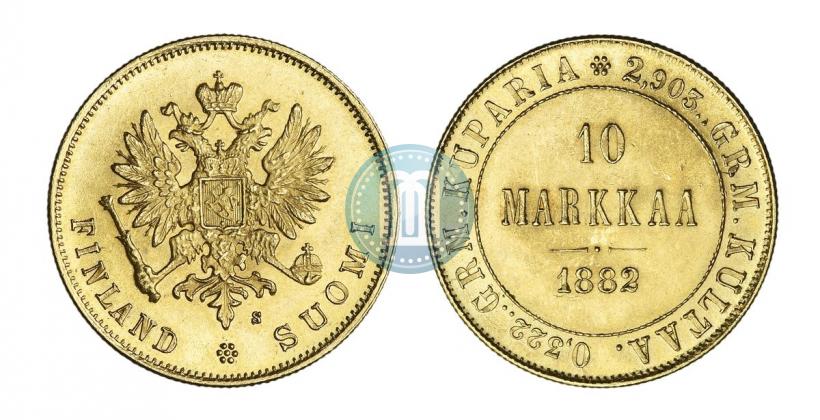 Picture 10 markkaa 1882 year S 