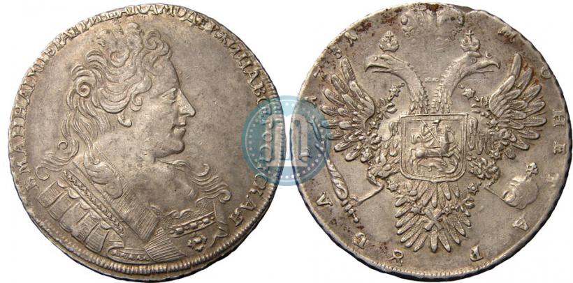 Picture 1 rouble 1731 year  