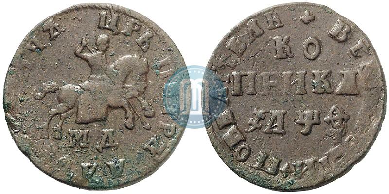 Picture 1 kopeck 1709 year МД 
