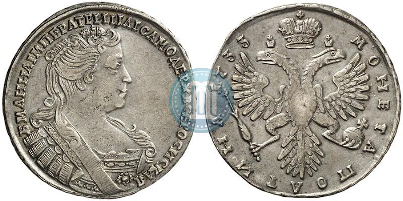 Фото Полтина 1733 года  