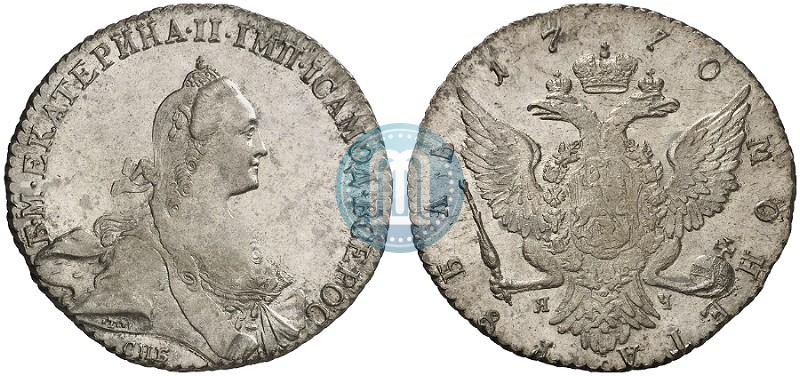 Picture 1 rouble 1770 year СПБ-ЯЧ 