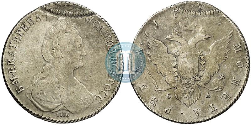 Picture 1 rouble 1777 year СПБ-ФЛ 
