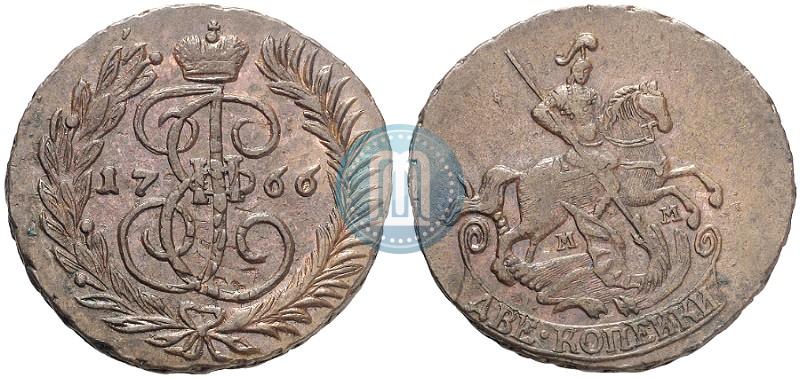 Picture 2 kopecks 1766 year ММ 