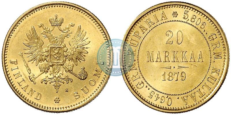 Фото 20 марок 1879 года S 