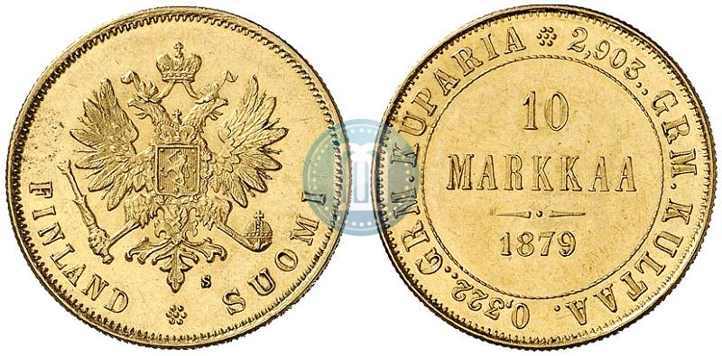 Picture 10 markkaa 1879 year S 