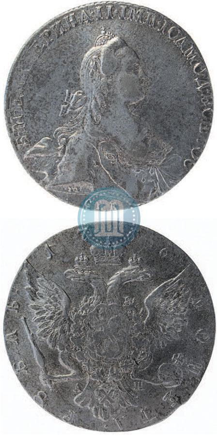 Picture 1 rouble 1766 year СПБ-АШ 