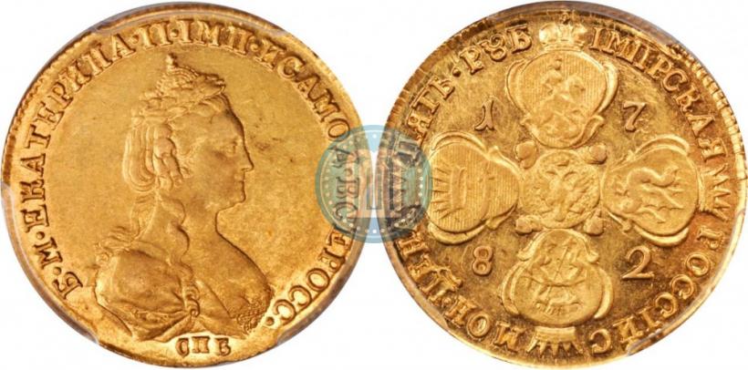 Picture 5 roubles 1782 year СПБ 