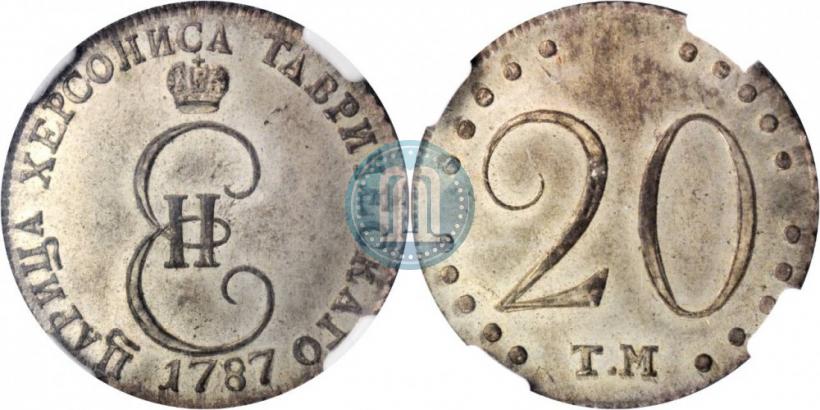 Picture 20 kopecks 1787 year ТМ 