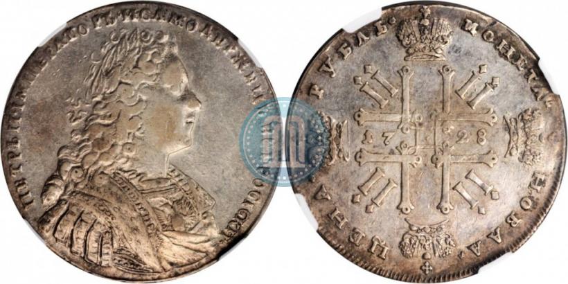 Фото 1 рубль 1728 года  "Тип 1728"