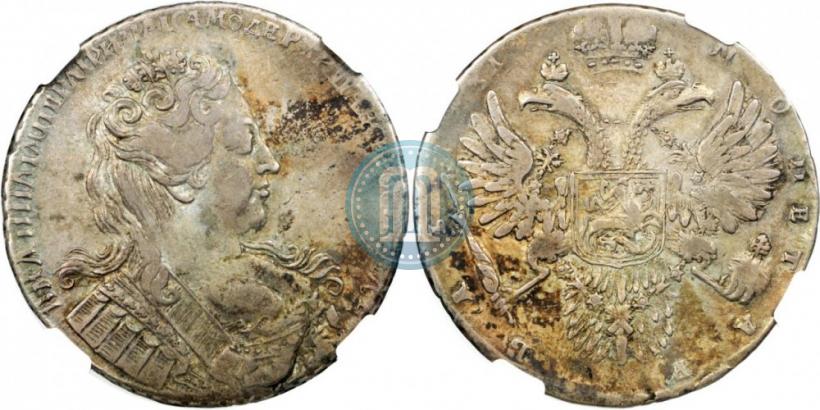 Picture 1 rouble 1731 year  