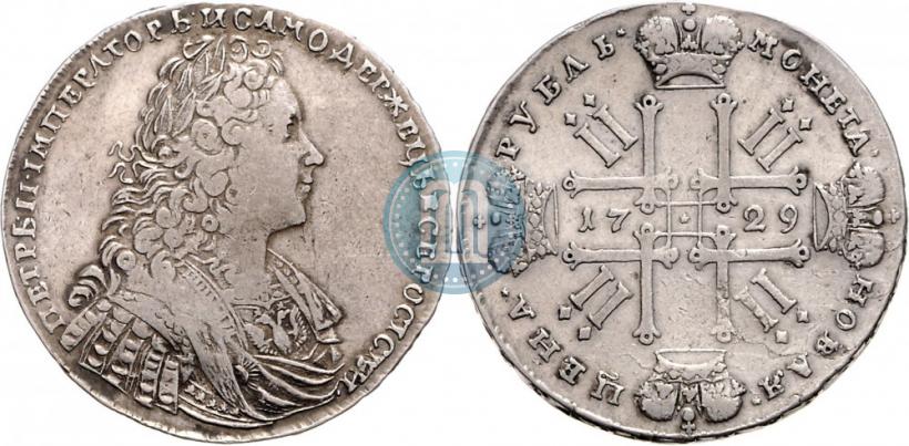 Picture 1 rouble 1729 year  "Type of 1728"