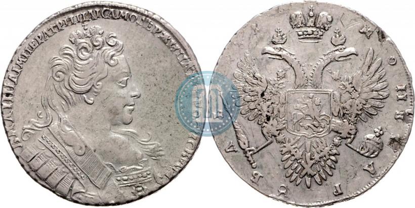 Picture 1 rouble 1731 year  