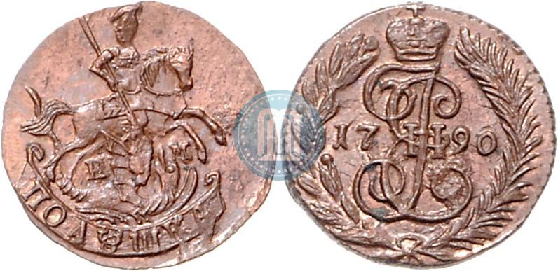 Фото Полушка 1790 года ЕМ 