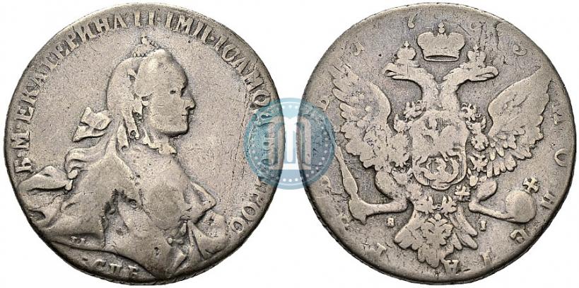 Фото 1 рубль 1763 года СПБ-ЯI 