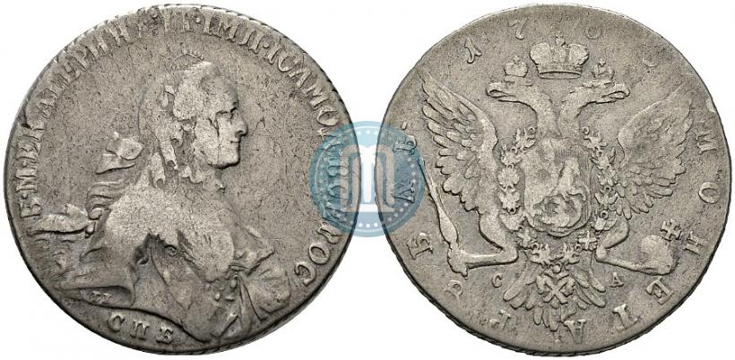 Picture 1 rouble 1765 year СПБ-СА 