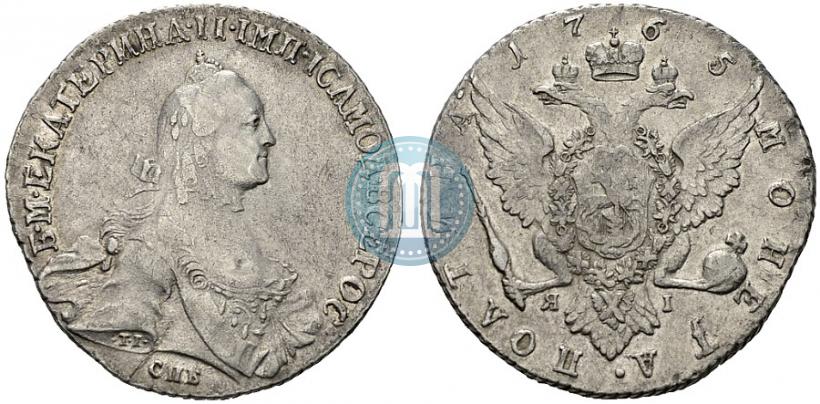 Фото Полтина 1765 года СПБ-ЯI 