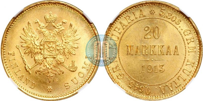 Picture 20 markkaa 1913 year S 
