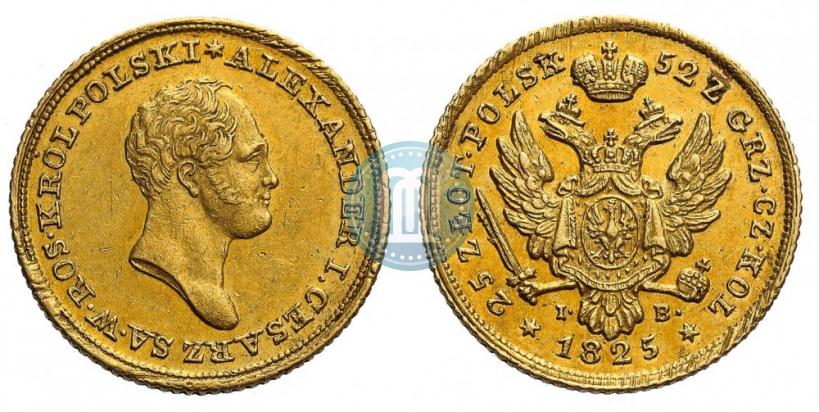 Picture 25 złotych 1825 year IB 