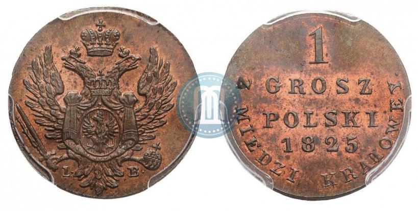 Фото 1 грош 1825 года IB 