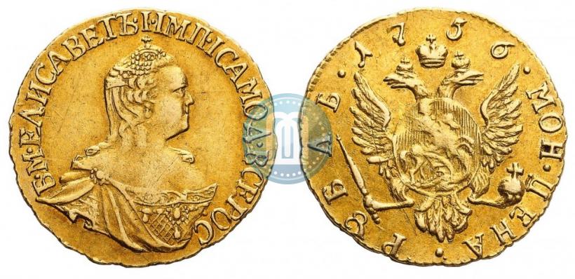 Picture 1 rouble 1756 year  