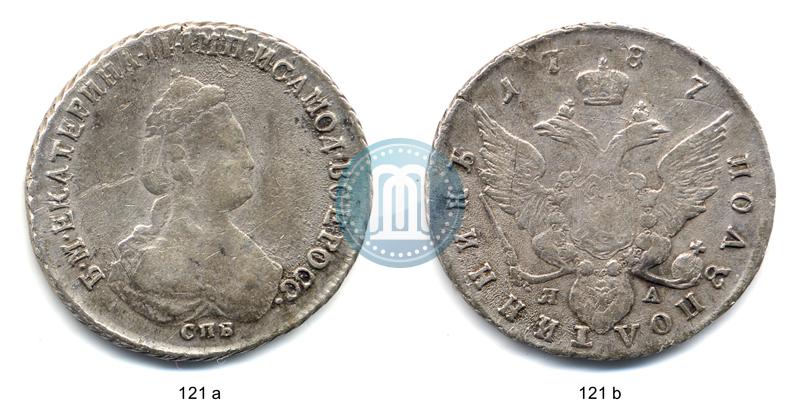 Фото Полуполтинник 1787 года СПБ-ЯА 