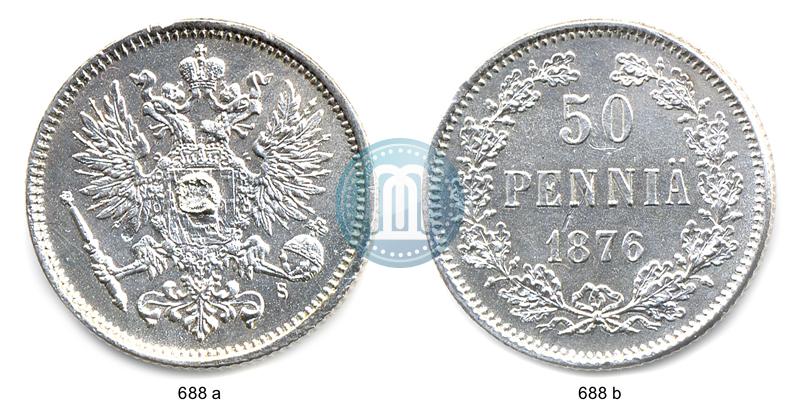 Picture 50 pennia 1876 year S 