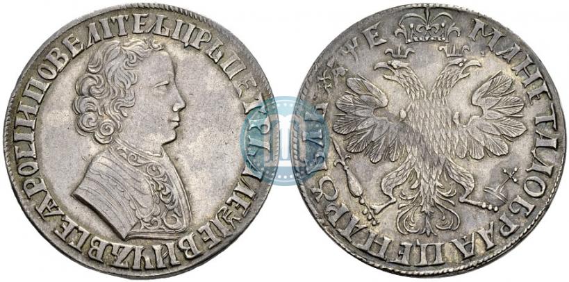 Фото 1 рубль 1705 года  