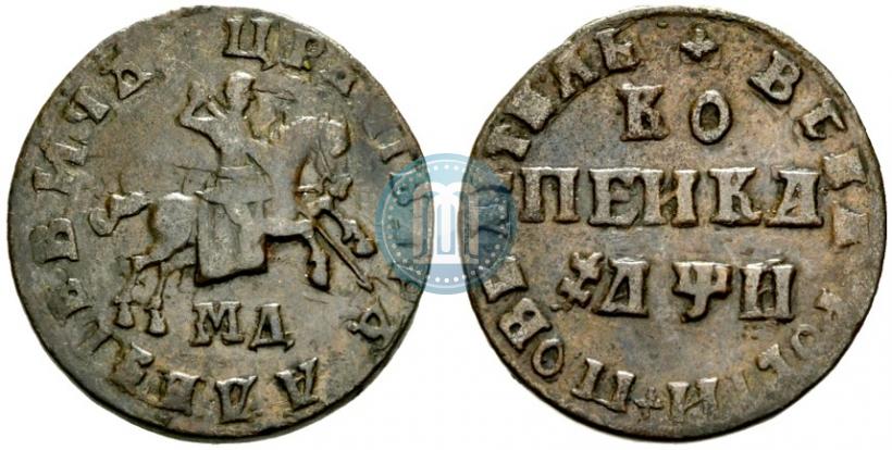 Picture 1 kopeck 1708 year МД 