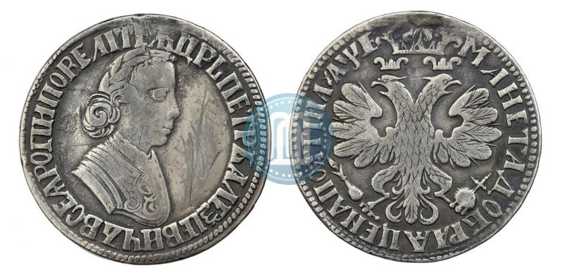 Picture Poltina 1705 year  "Portrait by F. Alekseev"