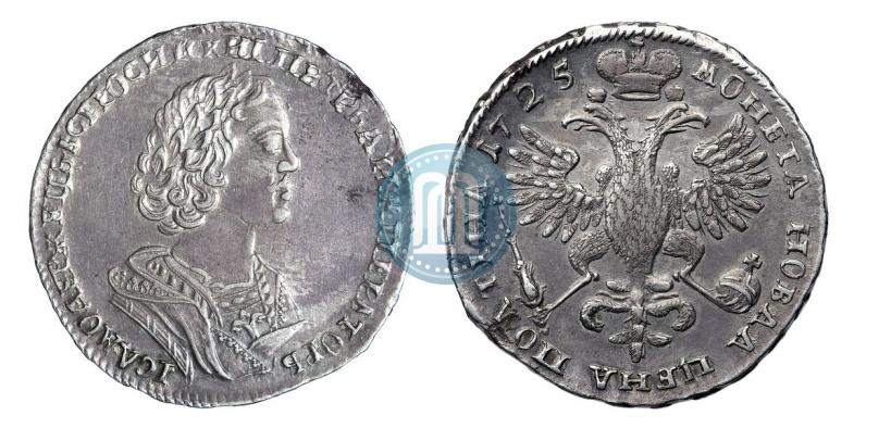 Picture Poltina 1725 year  "Portrait in ancient armour"