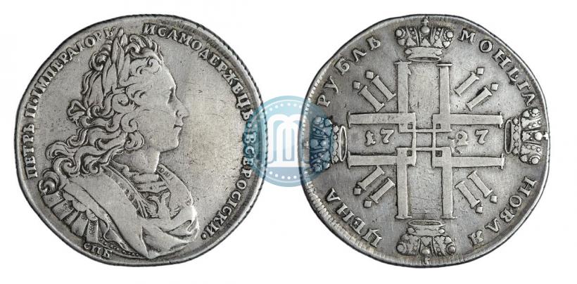 Picture 1 rouble 1727 year СПБ "Petersburg type"